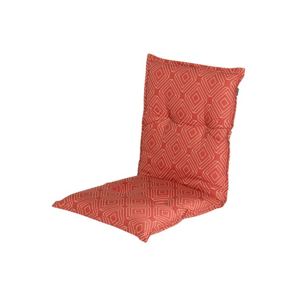 Czerwono-pomarańczowa poduszka na fotel ogrodowy Hartman Bibi, 100x50 cm