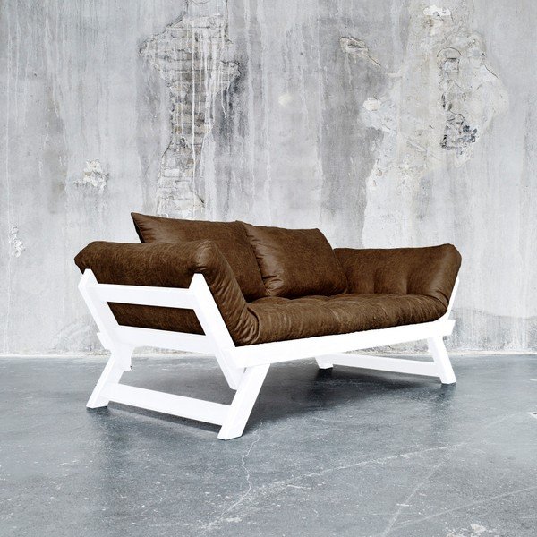 Sofa rozkładana Karup Bebop White/Mocca-image-2