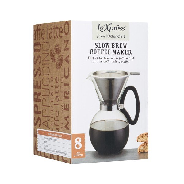 Dzbanek do przyrządzania kawy Kitchen Craft Le'Xpress, 1,1 l-image-2