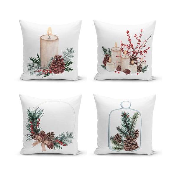 Poszewki na poduszki zestaw 4 szt. 43x43 cm – Minimalist Cushion Covers