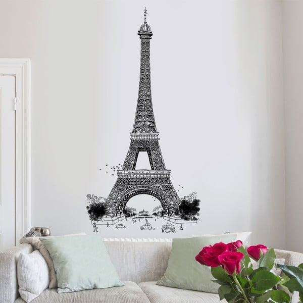 Naklejka Eiffel Tower, 76x150 cm