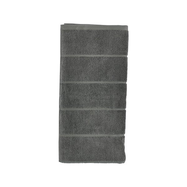 Ciemnozielony bawełniany ręcznik frotte 50x100 cm Sauna – Zone
