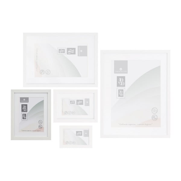 Biała ramka stojąca/ścienna 22,5x28 cm Sencillo – Casa Selección-image-1