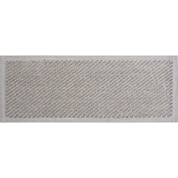 Jasnoszare bawełniane dywaniki na schody zestaw 16 szt. 25x65 cm Kumsal Bej – Vitaus