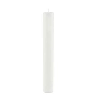 Biała wysoka świeczka Ego Dekor Cylinder Pure, 30 h