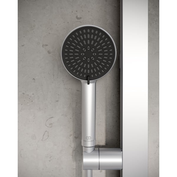 Plastikowa słuchawka prysznicowa w kolorze matowego srebra ALU+ – Ideal Standard-image-1