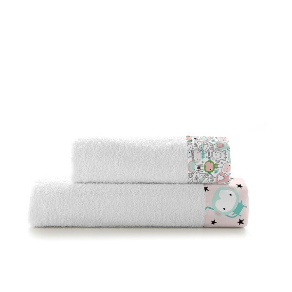 Zestaw 2 ręczników dziecięcych Moshi Moshi Macaque-image-2
