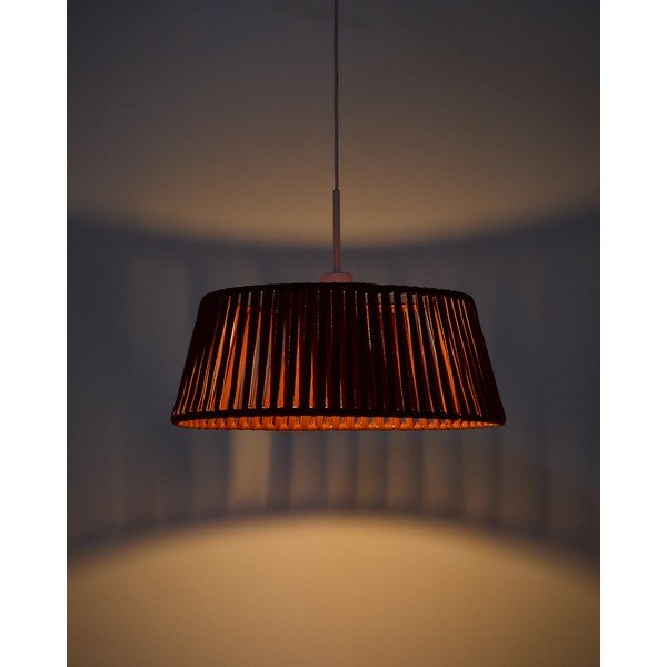 Metalowy abażur w kolorze terakoty ø 46 cm Aldet – Kave Home-image-2