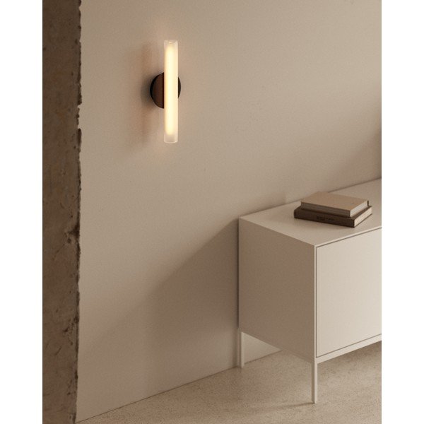 Czarno-biały kinkiet LED Vauxall – Kave Home-image-1