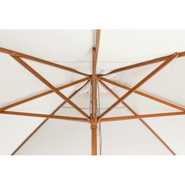 Beżowy parasol ogrodowy 300x400 cm Syros – Bizzotto-image-2