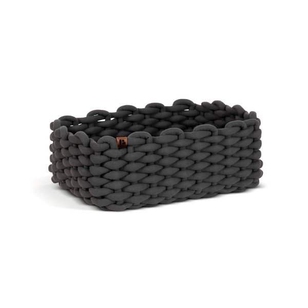 Tekstylny koszyk 35x25x14 cm Peach Skin M – Bigso