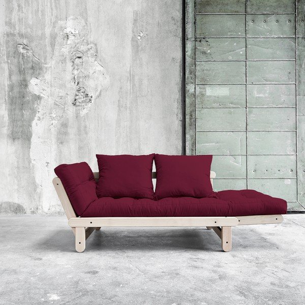 Sofa rozkładana Beat Beech/Light Bordeaux-image-2