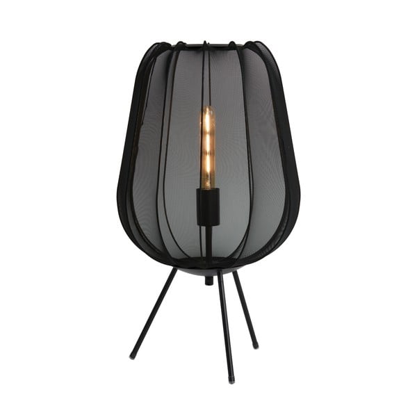 Czarna lampa stołowa (wysokość 60 cm) Plumeria – Light & Living