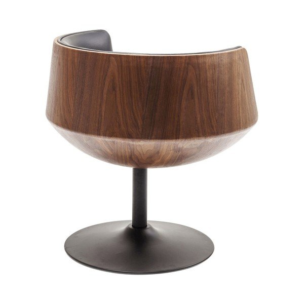 Brązowo-czarny fotel Kare Design Club 54-image-3