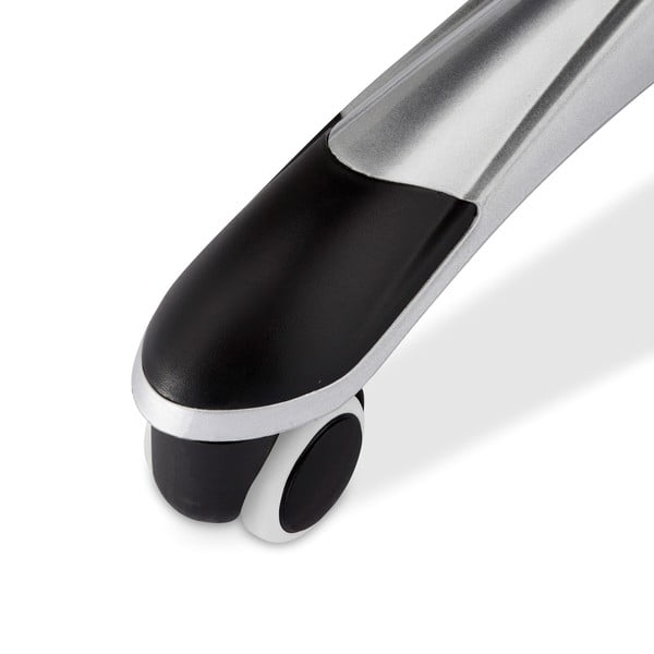 Czarno-biały fotel biurowy Furnhouse Speedy 2-image-2