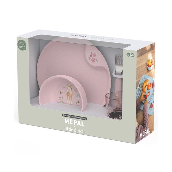 Plastikowy zestaw naczyń dla dzieci 6 szt. Fairy Garden – Mepal-image-2