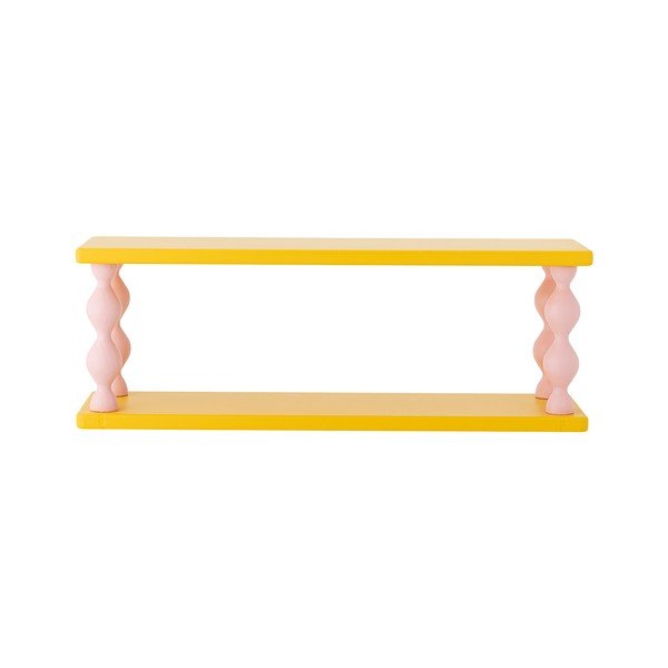 Żółta wielopoziomowa półka dziecięca 60 cm Bibiola – Bloomingville Mini