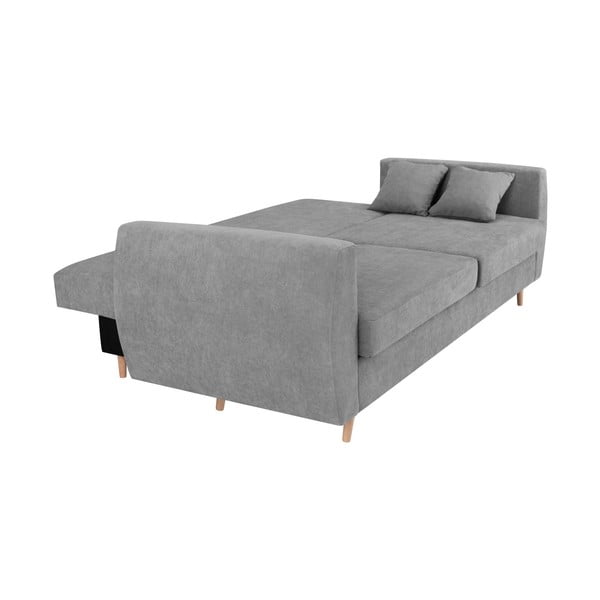 Szara 3-osobowa sofa rozkładana ze schowkiem Cosmopolitan design Amsterdam, 231x98x95 cm-image-3