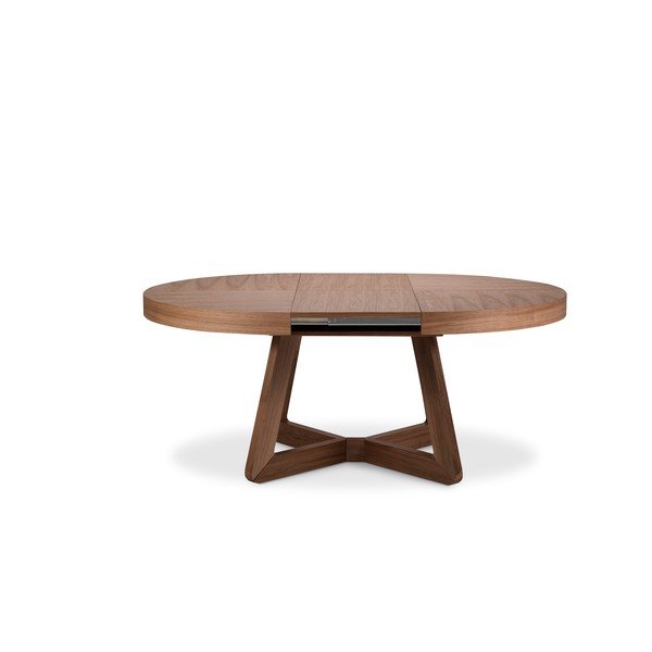 Rozkładany stół z drewna dębowego Windsor & Co Sofas Bodil, ø 130 cm-image-3