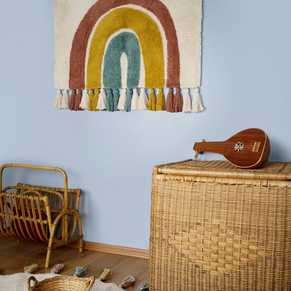Kilim dziecięcy z bawełny Nattiot Rainbow, 50x80 cm-image-2
