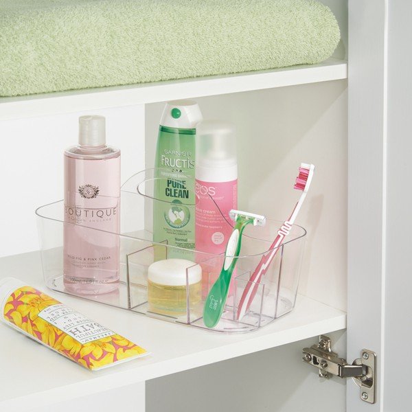 Pojemnik z przegródkami iDesign Clarity Both Tote Clear-image-1