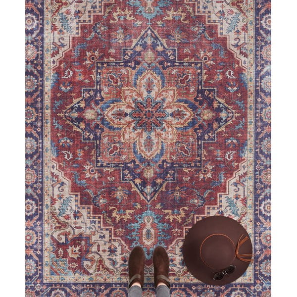 Czerwono-fioletowy dywan Nouristan Anthea, 120x160 cm-image-2