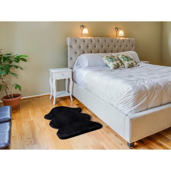 Czarny dywan Universal Fox Liso, 60x90 cm-image-1