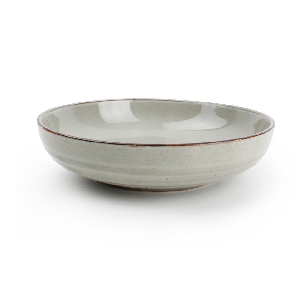 Zielony głęboki kamionkowy talerz ø 22 cm Artisan – Salt&Pepper