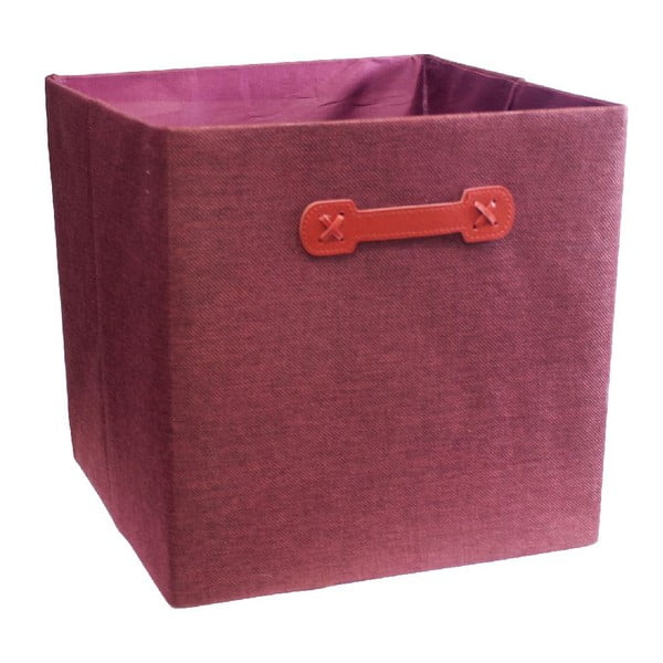 Pudełko Ordinett Cube Red, 32x32 cm
