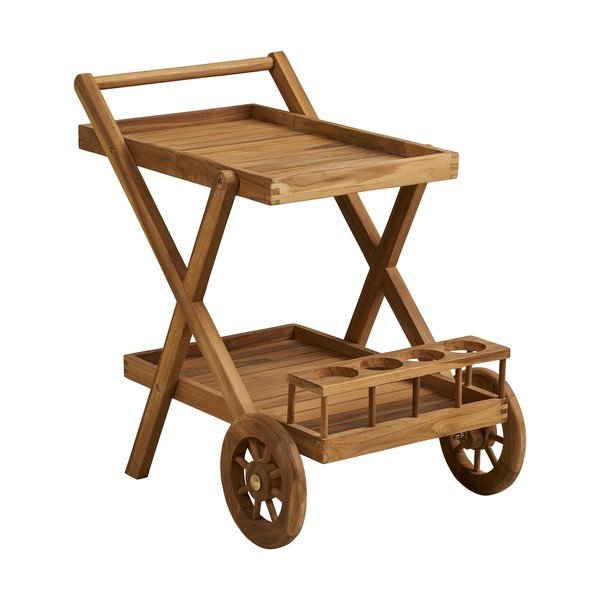 Barek na kółkach z litego drewna 50x86 cm Pasaku – House Nordic