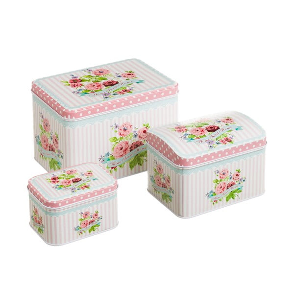 Zestaw 3 prostokątnych pudełek Unimasa Sweet Home, wysokość 12,2 cm