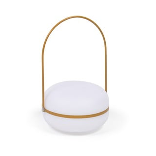 Lampa zewnętrzna z żółtym uchwytem Kave Home Tea