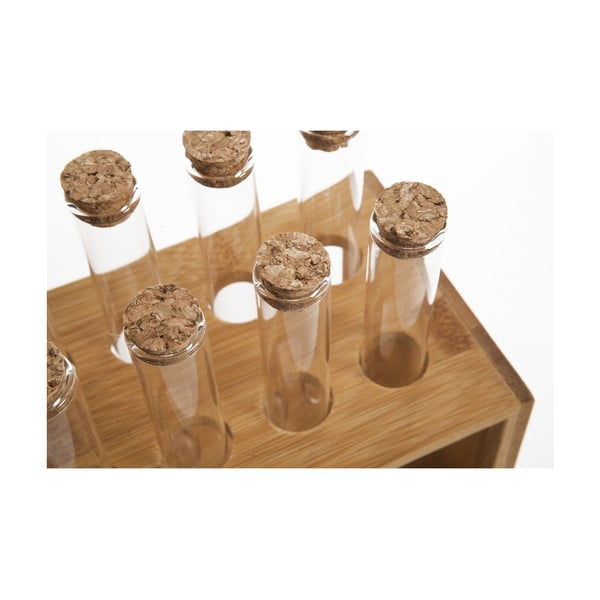 Zestaw 12 probówek i stojaka Bambum Vanilla-image-1