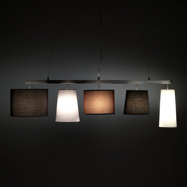 Szara lampa wisząca 125x28 cm Jumble – Tomasucci-image-1
