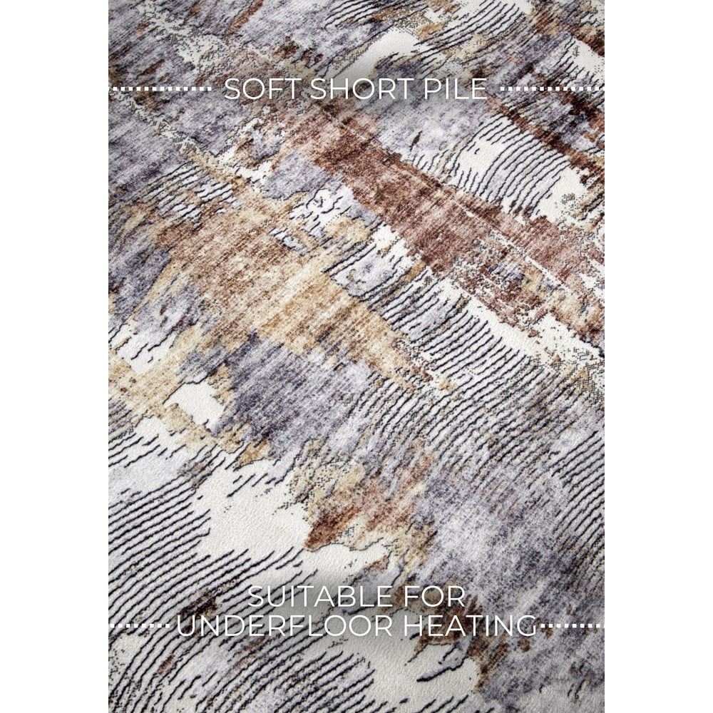 Szary dywan 160x230 cm Malard Copper Gold – Elle Decoration (zdjęcie 9)