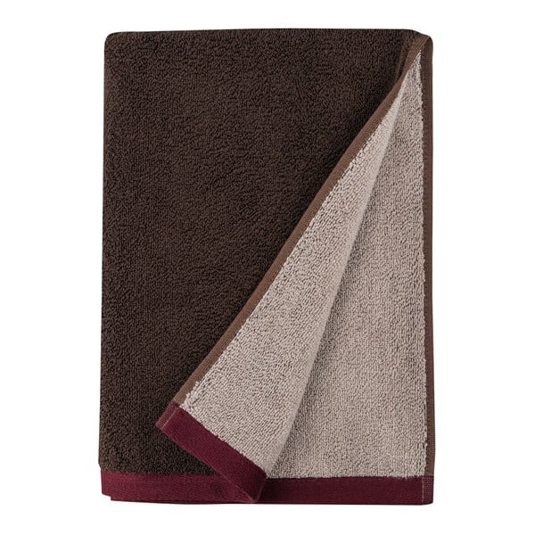 Brązowe ręczniki z bawełny organicznej frotte zestaw 2 szt. 40x55 cm Soft – Mette Ditmer Denmark