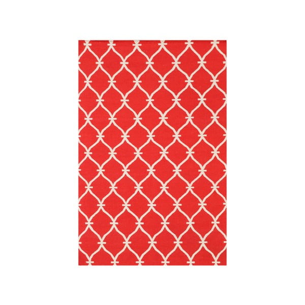 Ręcznie tkany dywan Kilim Belinda Red, 155x240 cm