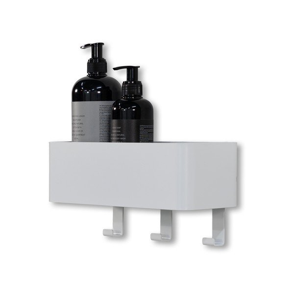 Biała ścienna stalowa półka łazienkowa Multi – Spinder Design-image-2