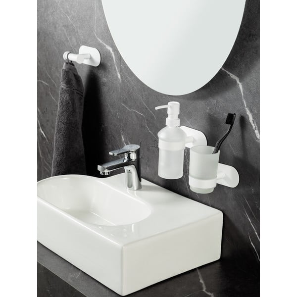 Biały haczyk ze stali nierdzewnej Orea – Wenko-image-1