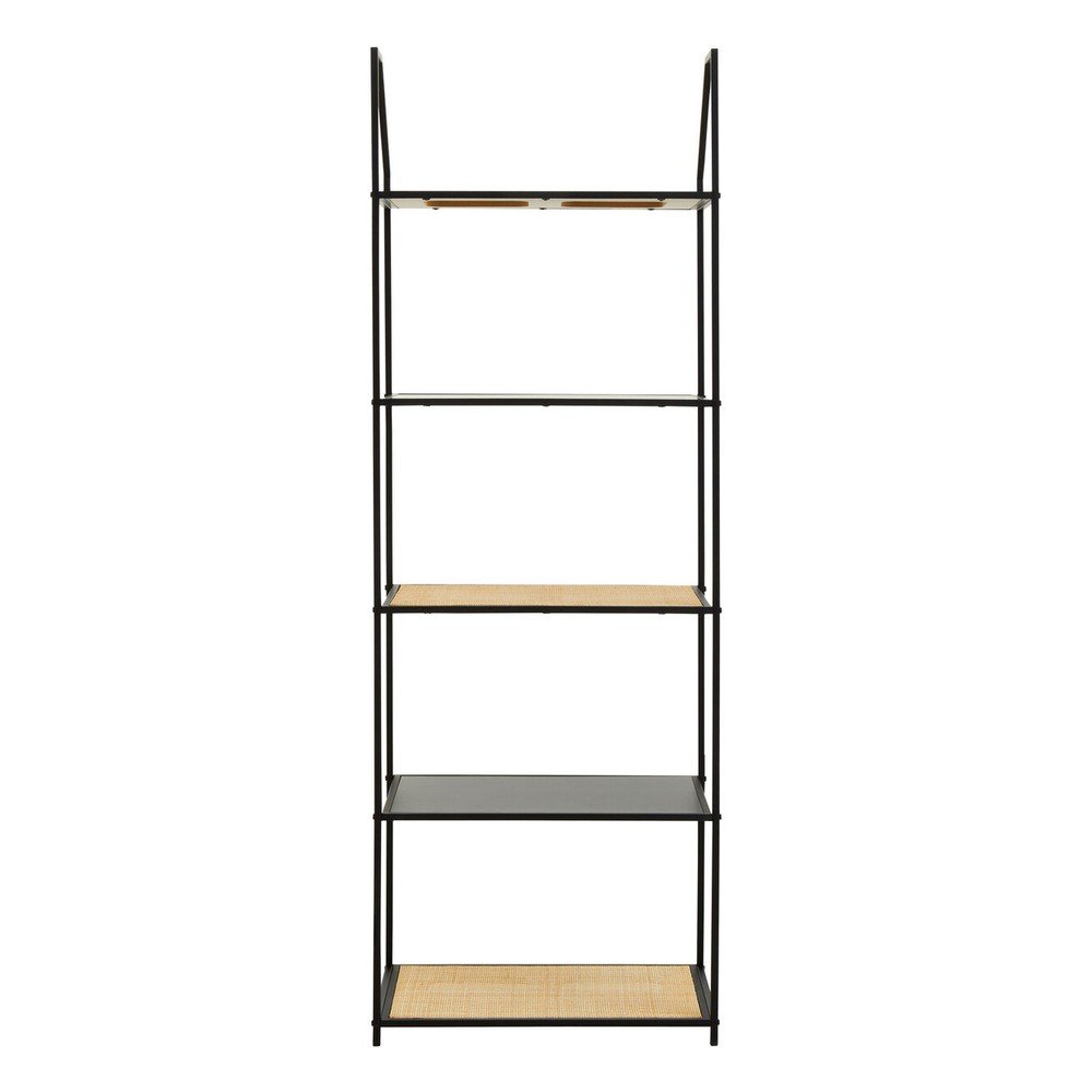 Czarny/w naturalnym kolorze metalowy regał 61x179x34 cm Depok – Premier Housewares (zdjęcie 9)