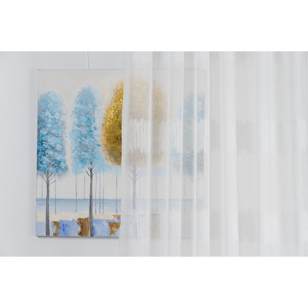Biała firanka 140x260 cm Musette – Mendola Fabrics