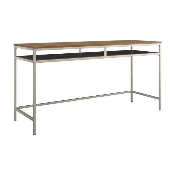 Biurko z blatem w dekorze orzecha 51x153 cm Bradford – Støraa-image-1