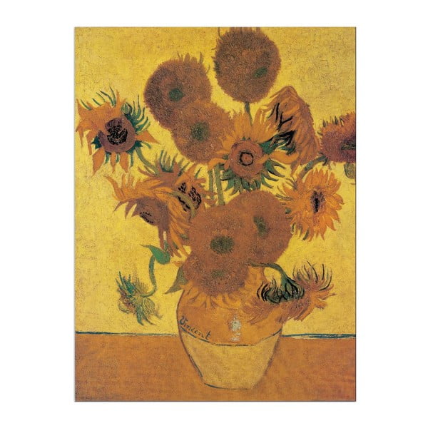 Obraz Vincent Van Gogh - Słoneczniki, 80x60 cm