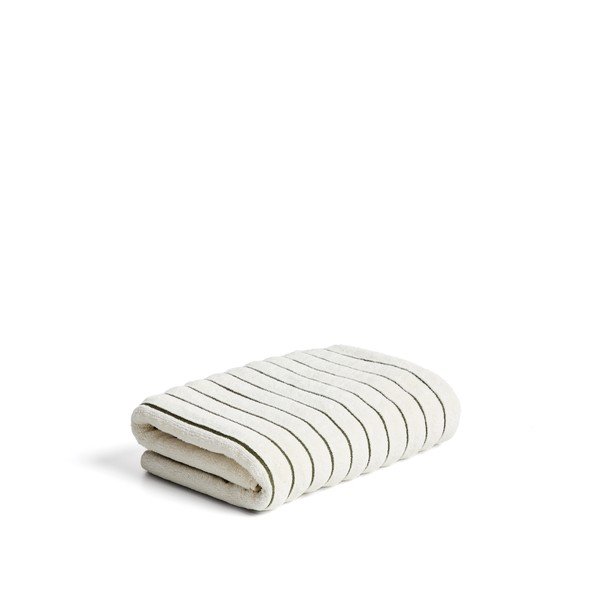 Zielony/beżowy bawełniany ręcznik kąpielowy frotte 70x140 cm Dorane – Kave Home