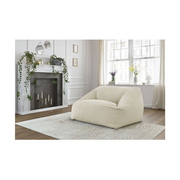 Beżowy sztruksowy worek do siedzenia Lilibet – Bobochic Paris-image-1