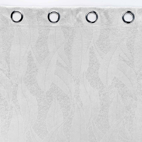 Biała aksamitna zasłona zaciemniająca 135x280 cm Melodie – douceur d'intérieur-image-3