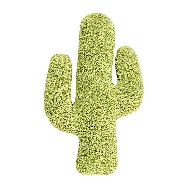 Zielona poduszka bawełniana Happy Decor Kids Cactus, 45x45 cm