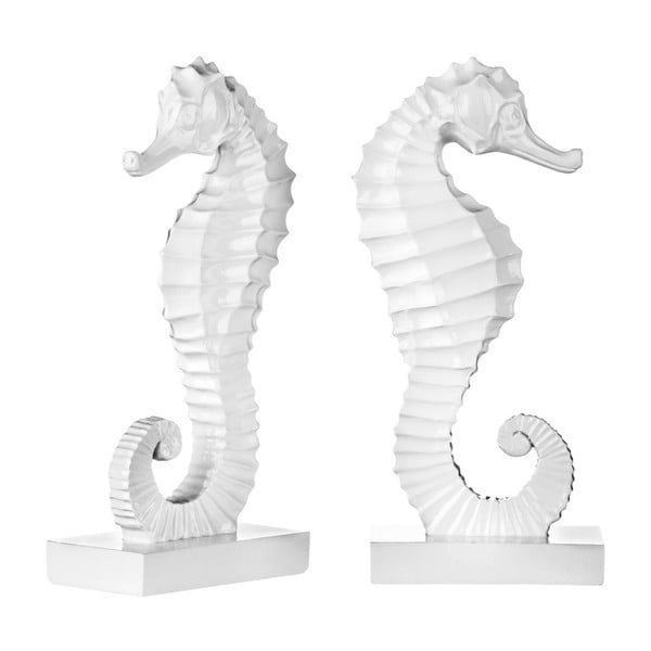 Białe podpórki na książki Premier Housewares Seahorse