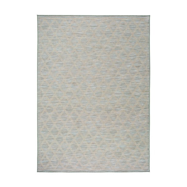 Turkusowy dywan Universal Kiara odpowiedni na zewnątrz, 150x80 cm