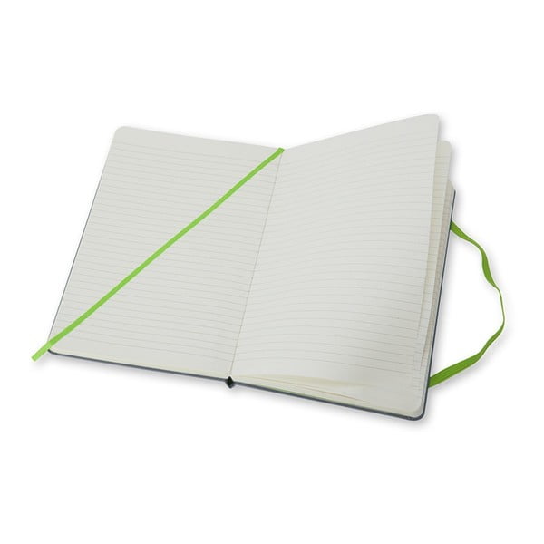 Szary notatnik w linie w twardej oprawie Moleskine, 240 stron-image-2